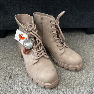 MIA Tan Combat & Moto Boots